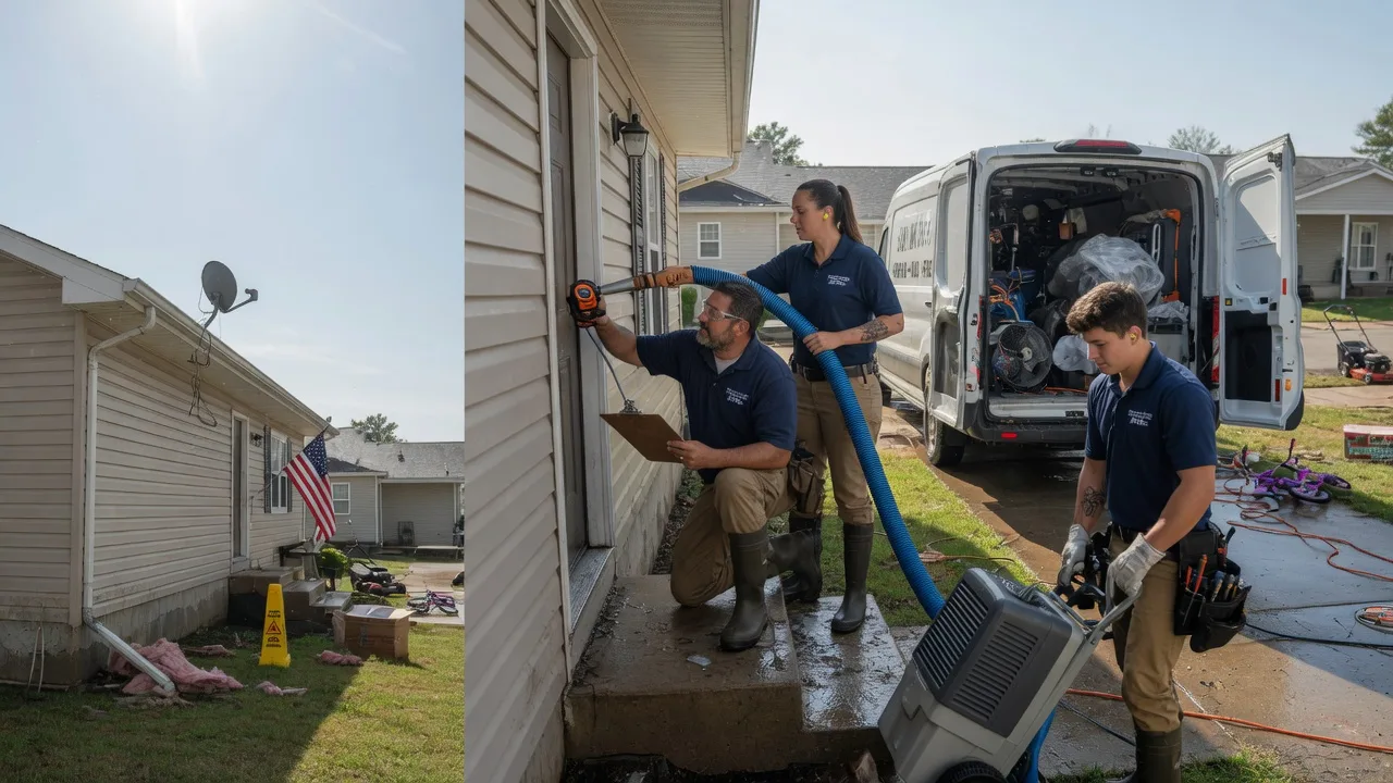Ceiling Water Damage Restoration in Hallam, NE near me